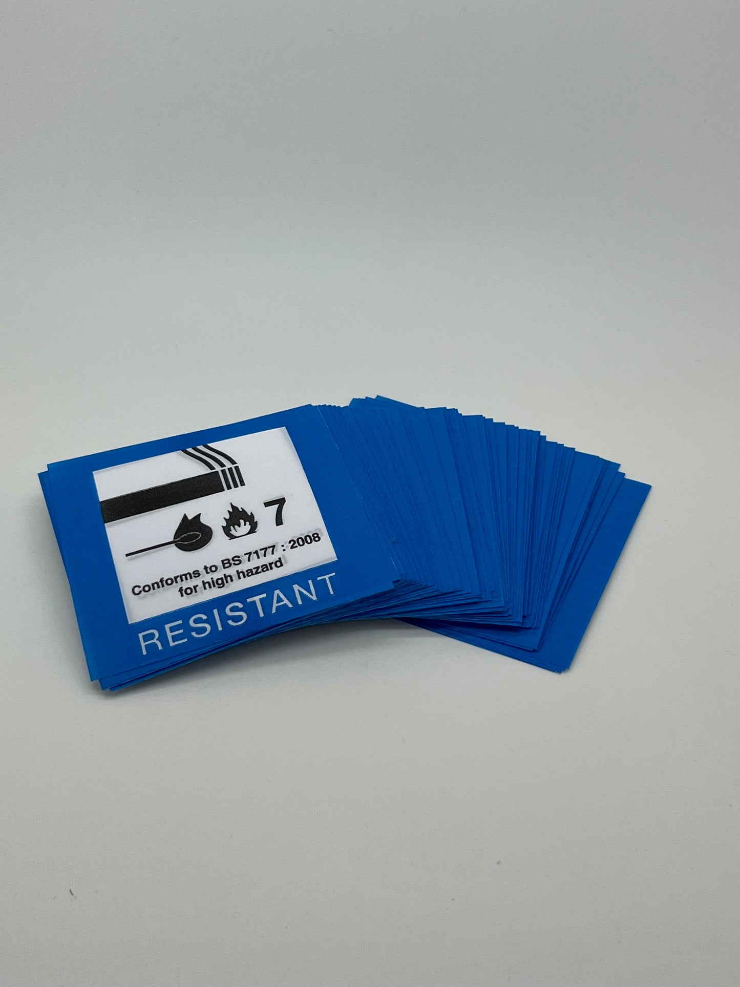 Fire Resistant / Flame Retardant Safety Labels (BS-7177)