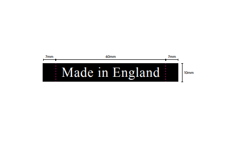 MADE IN ENGLAND – Garment Label